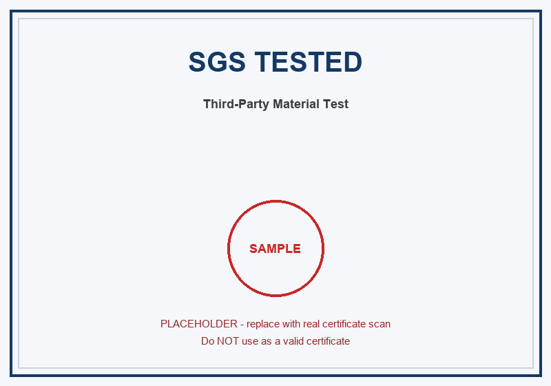 SGS Third-Party Material Test Report