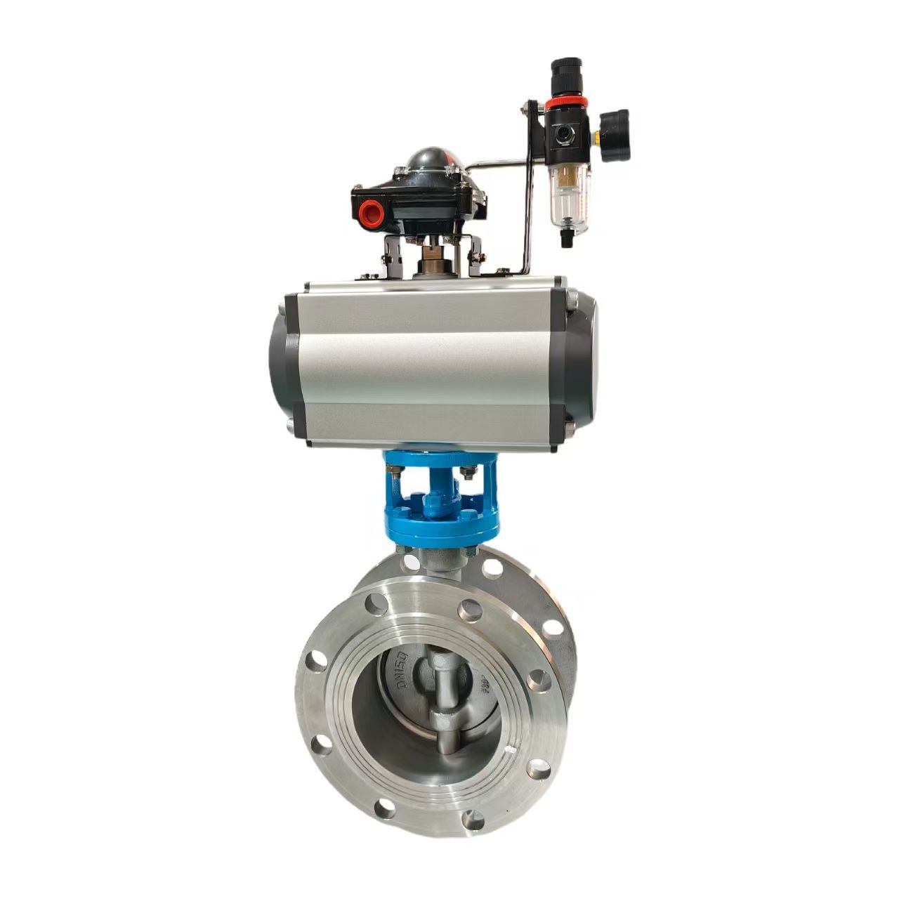 Pneumatic Triple-Eccentric Flange Butterfly Valve