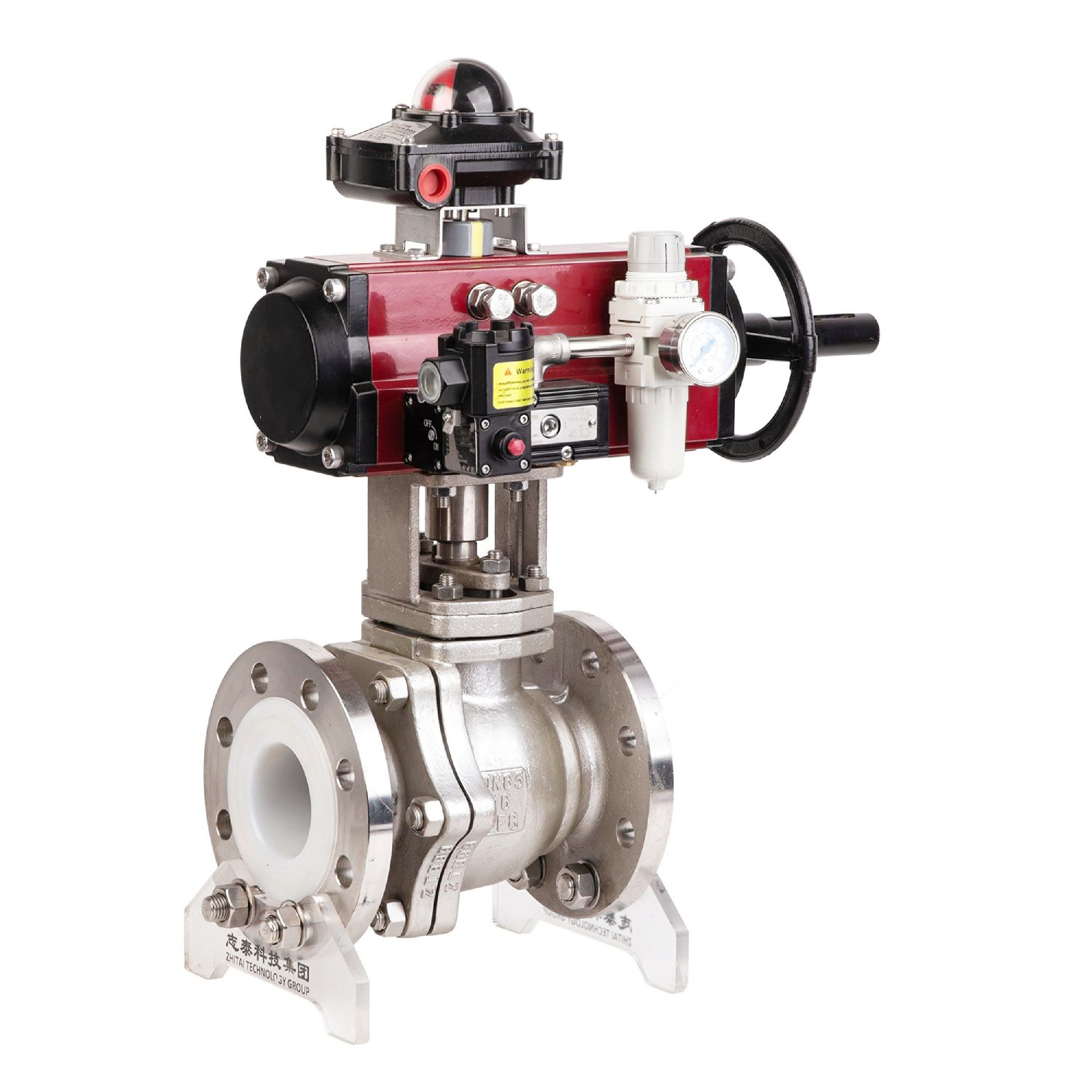 Pneumatic Ball Valve with Manual Override