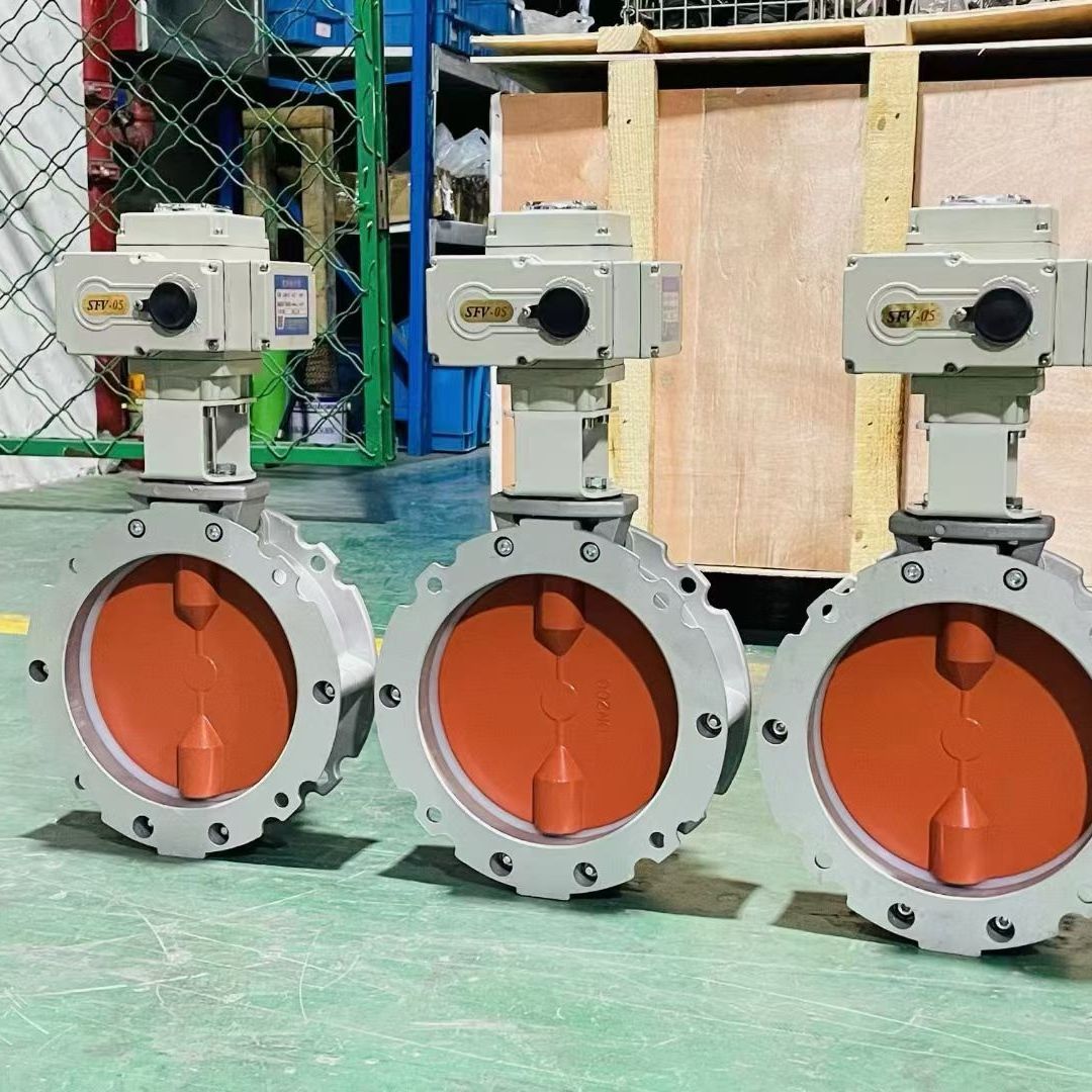 Dust Butterfly Valve (Pneumatic / Pneumatic Actuated)