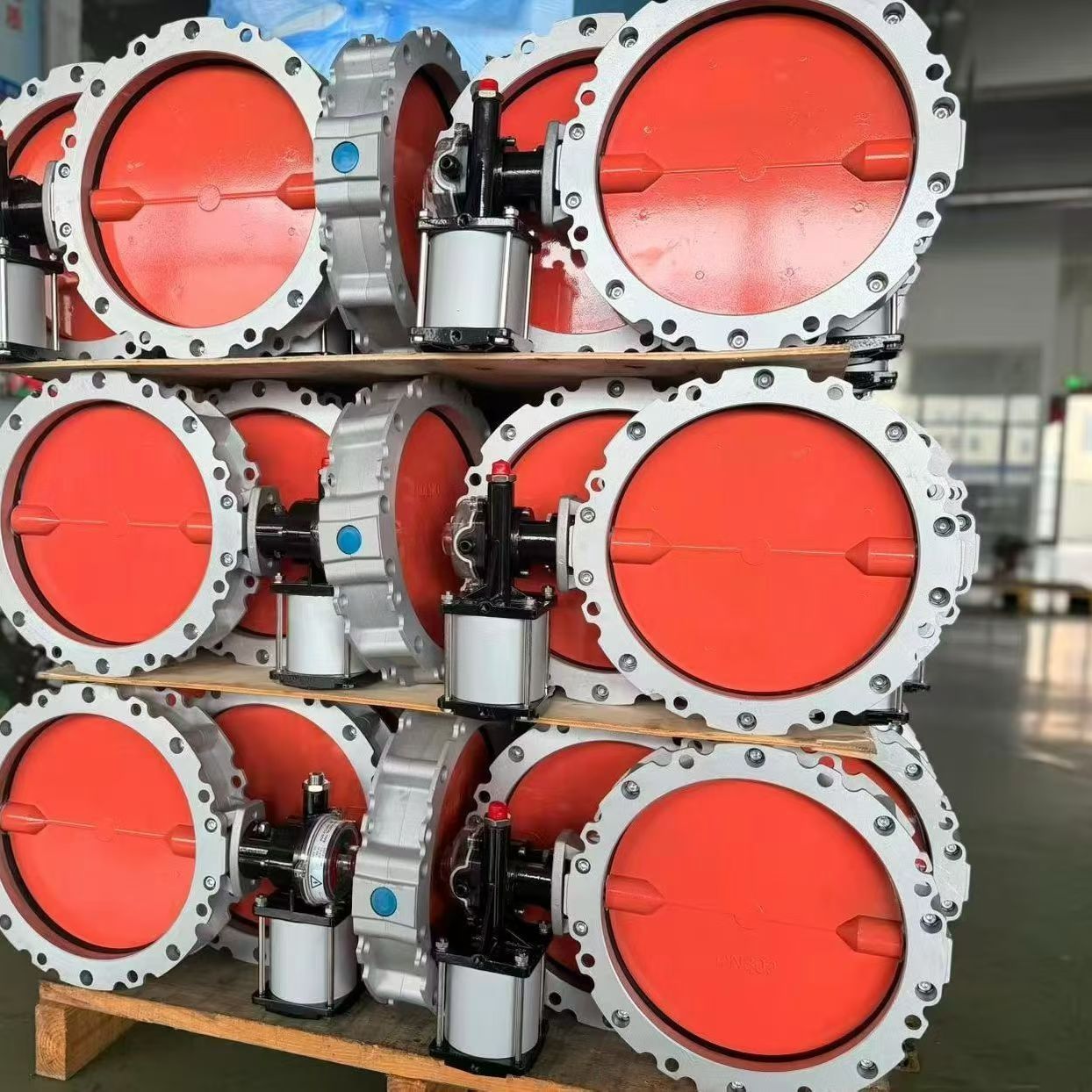 Dust Butterfly Valve (Pneumatic / Pneumatic Actuated)