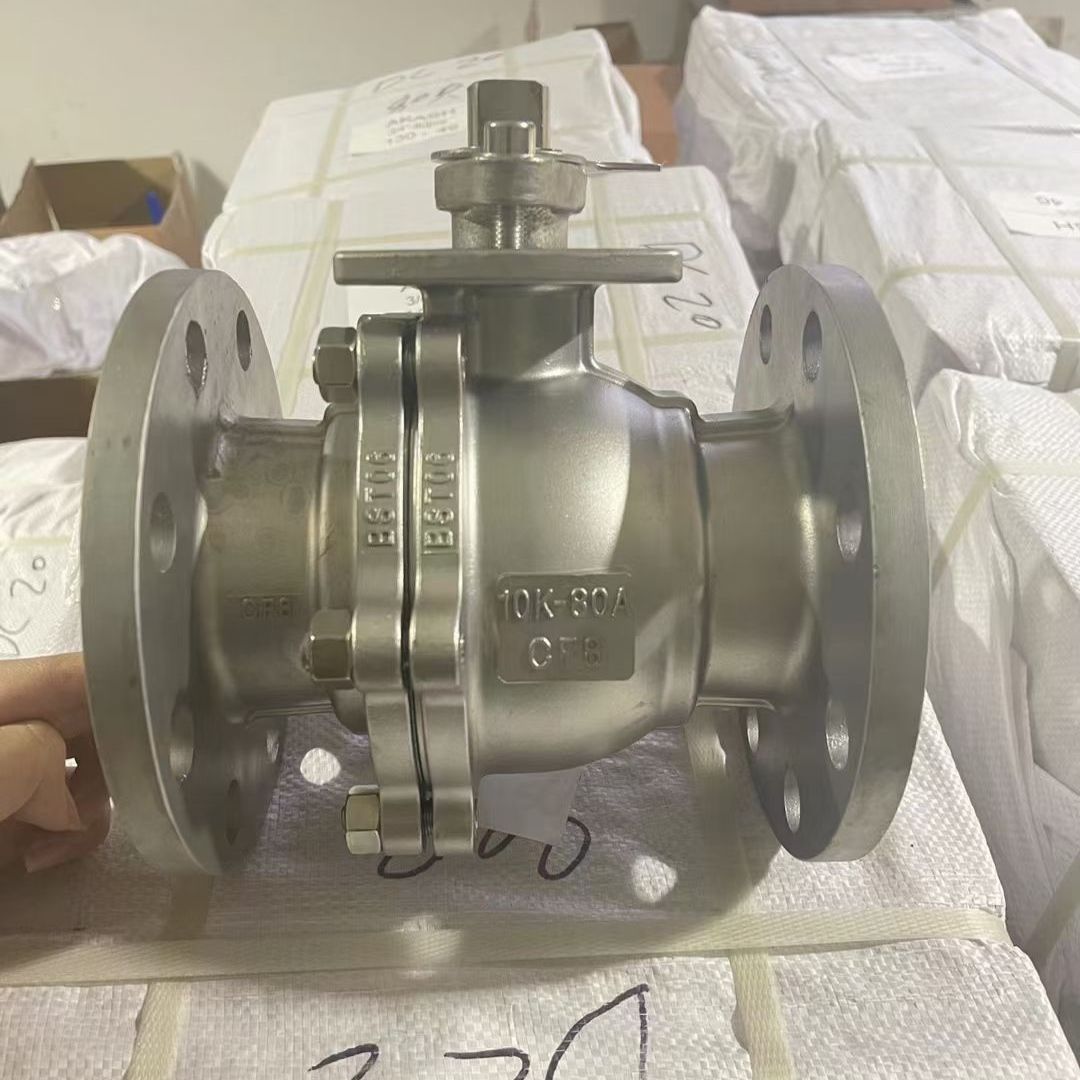 Gear-Operated Flanged Ball Valve