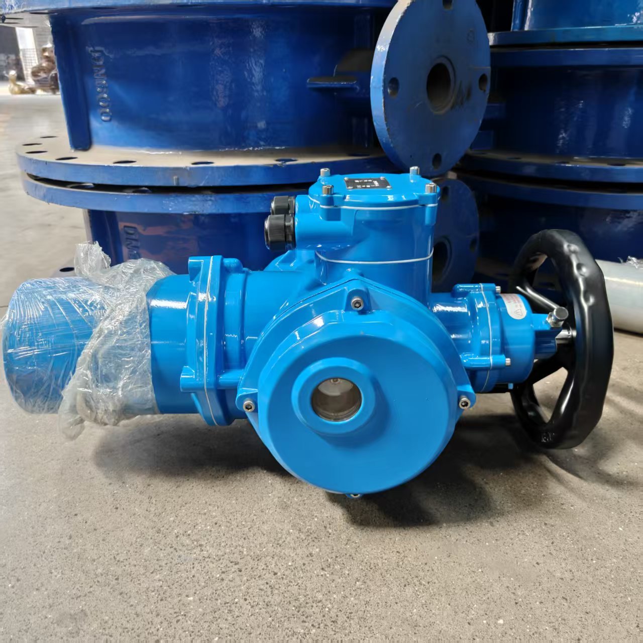 Electric Actuated Flanged Butterfly Valve detail 3