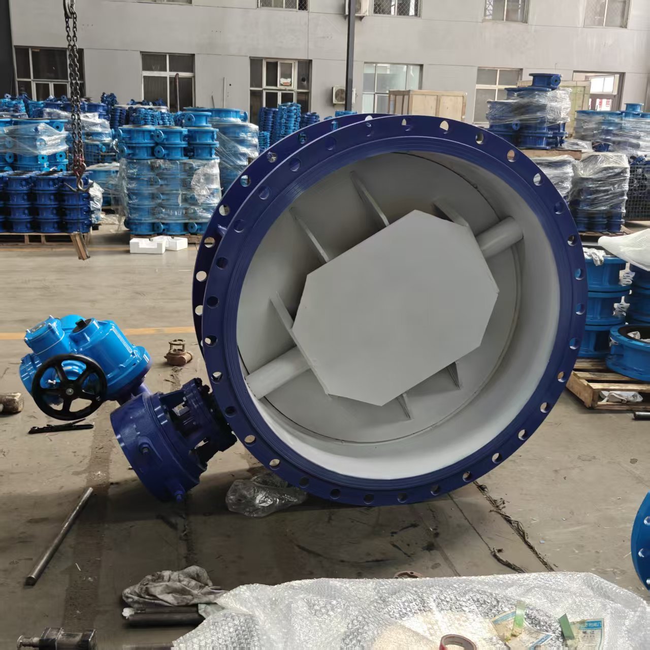 Electric Actuated Flanged Butterfly Valve detail 7