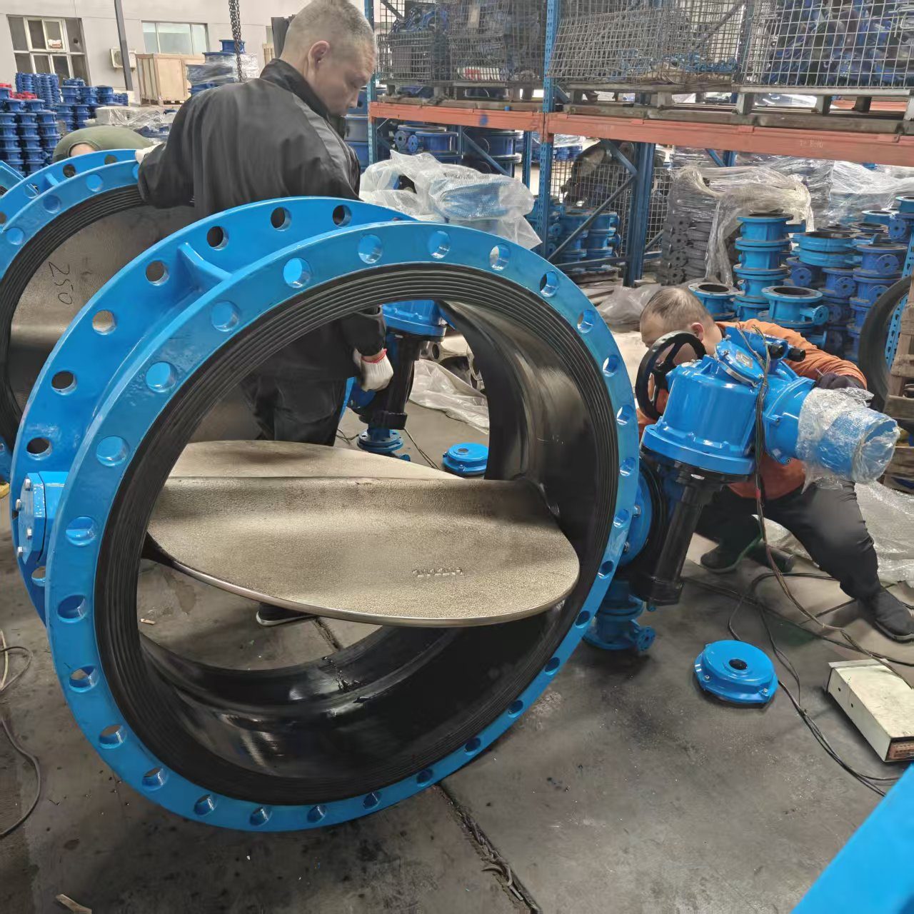 Large-Diameter Flanged Butterfly Valves
